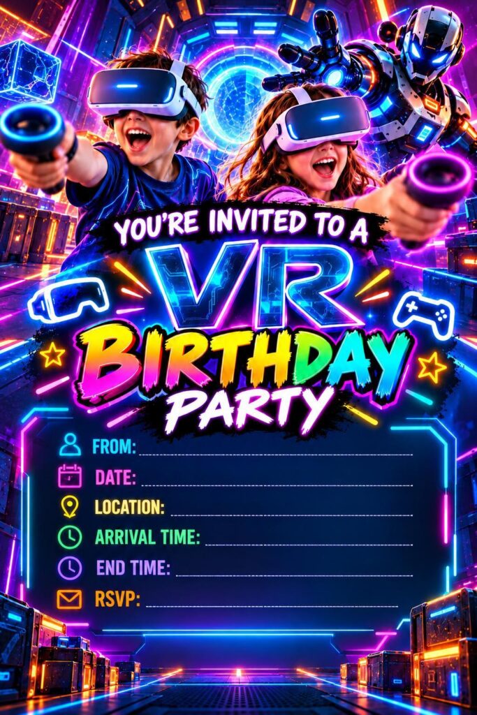 VR party pack invitation